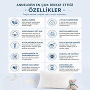 Organik Karabuğday Kabuğu Dolgulu Çocuk Uyku Yastığı (2 Yaş ve Üzeri)